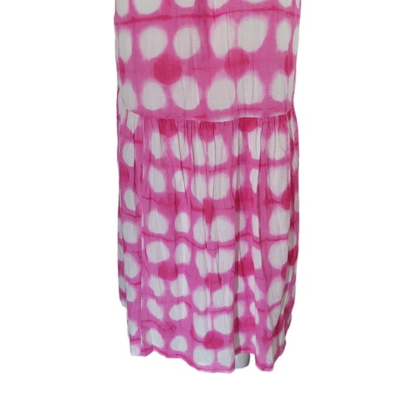 Maeve by Anthropology Pink White Polka Dot Maxi Dress XS NWT - Picture 7 of 10